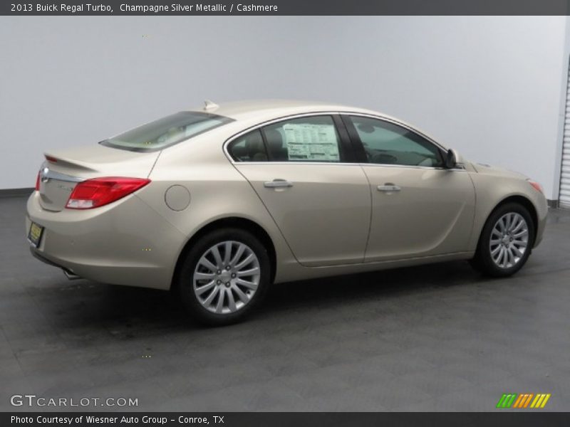 Champagne Silver Metallic / Cashmere 2013 Buick Regal Turbo