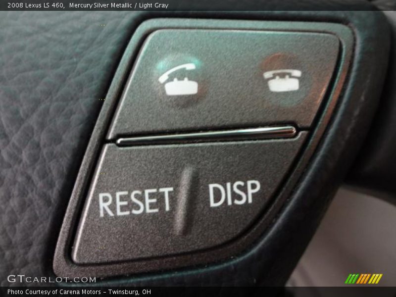 Mercury Silver Metallic / Light Gray 2008 Lexus LS 460
