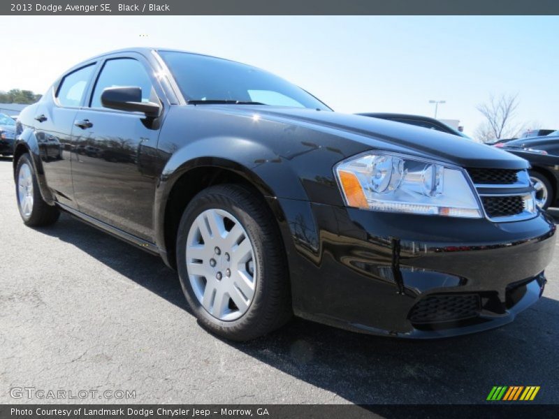 Black / Black 2013 Dodge Avenger SE