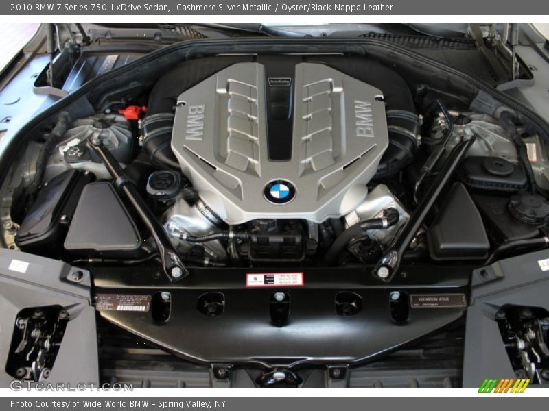  2010 7 Series 750Li xDrive Sedan Engine - 4.4 Liter DFI Twin-Turbocharged DOHC 32-Valve VVT V8