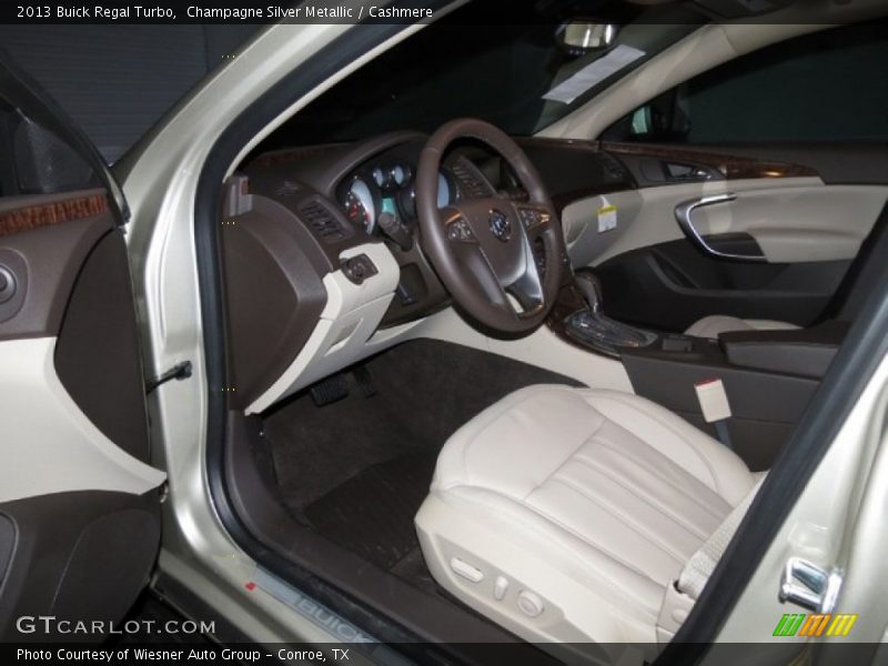 Champagne Silver Metallic / Cashmere 2013 Buick Regal Turbo