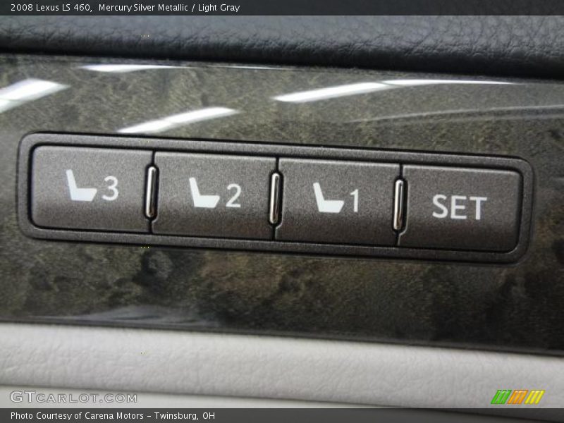 Mercury Silver Metallic / Light Gray 2008 Lexus LS 460