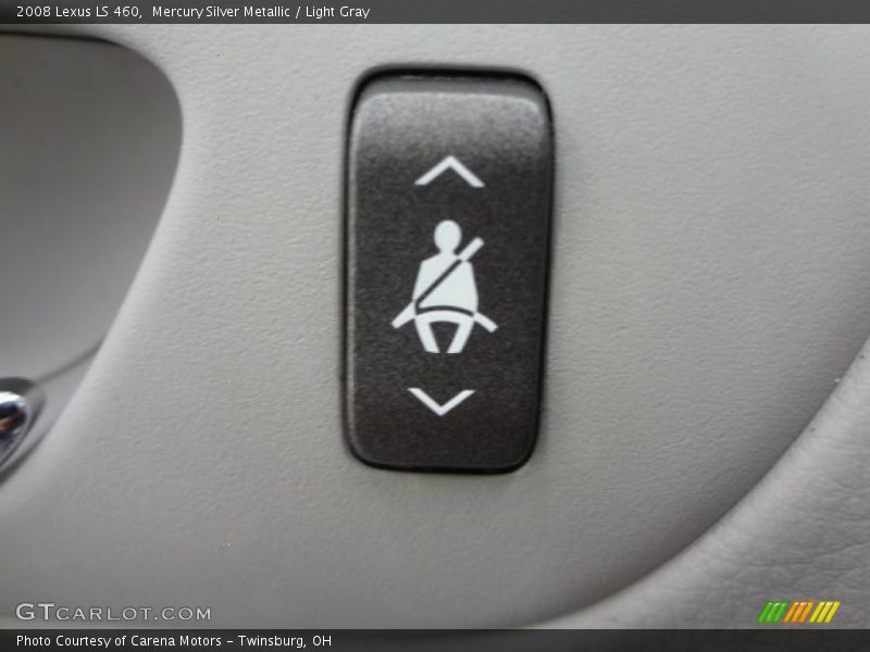 Mercury Silver Metallic / Light Gray 2008 Lexus LS 460