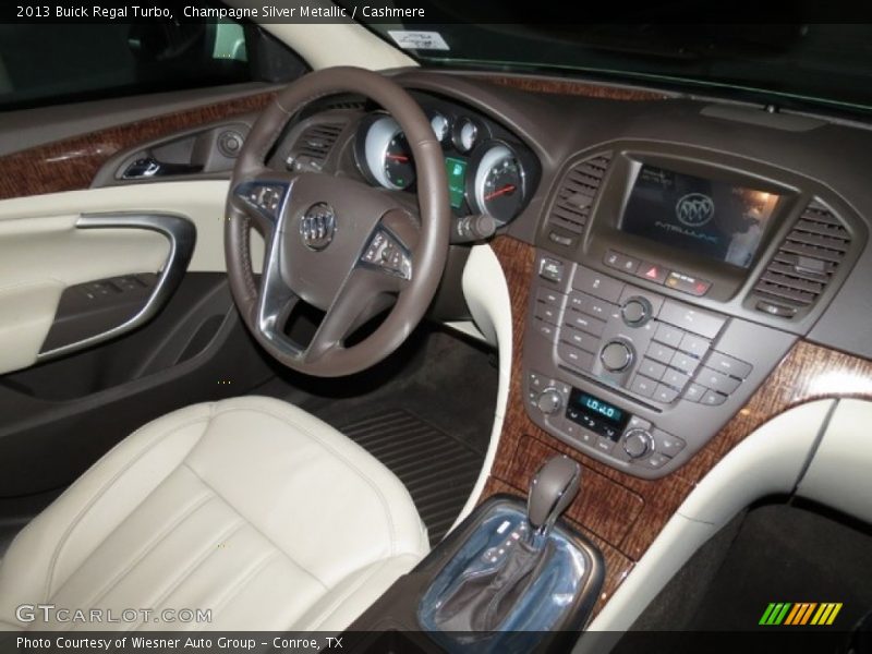 Champagne Silver Metallic / Cashmere 2013 Buick Regal Turbo