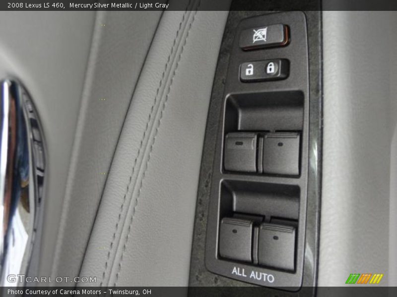 Mercury Silver Metallic / Light Gray 2008 Lexus LS 460