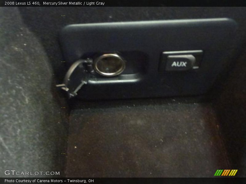 Mercury Silver Metallic / Light Gray 2008 Lexus LS 460