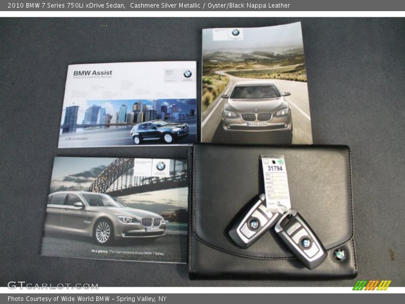 Books/Manuals of 2010 7 Series 750Li xDrive Sedan