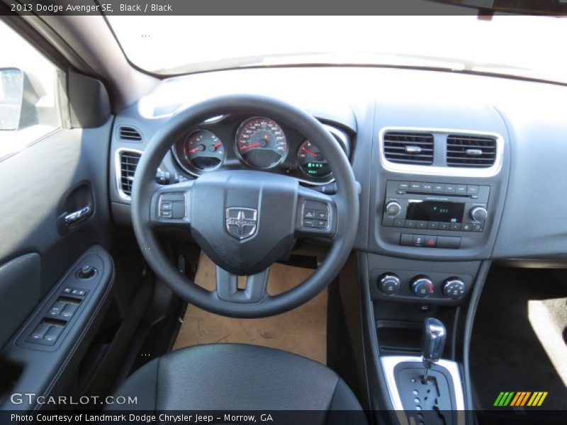 Black / Black 2013 Dodge Avenger SE