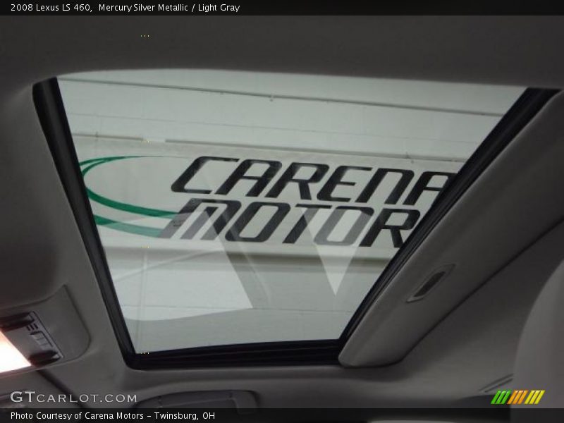 Mercury Silver Metallic / Light Gray 2008 Lexus LS 460