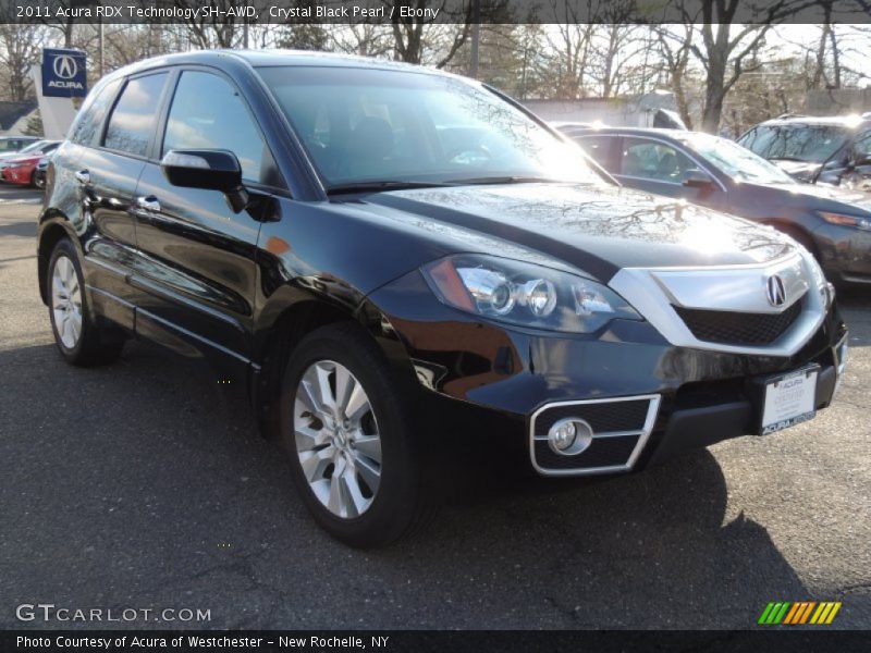 Crystal Black Pearl / Ebony 2011 Acura RDX Technology SH-AWD