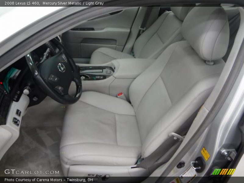 Mercury Silver Metallic / Light Gray 2008 Lexus LS 460