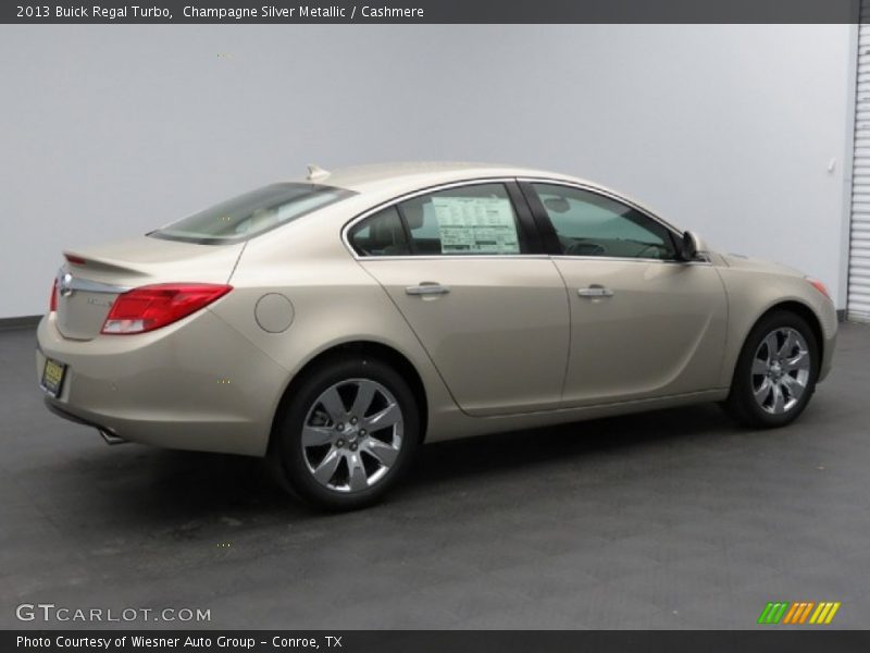 Champagne Silver Metallic / Cashmere 2013 Buick Regal Turbo