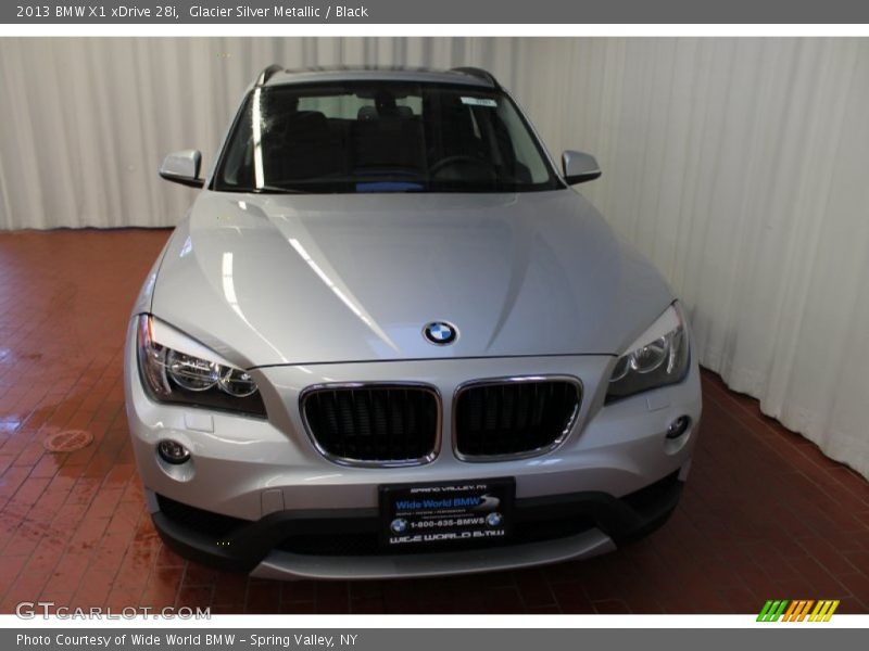 Glacier Silver Metallic / Black 2013 BMW X1 xDrive 28i
