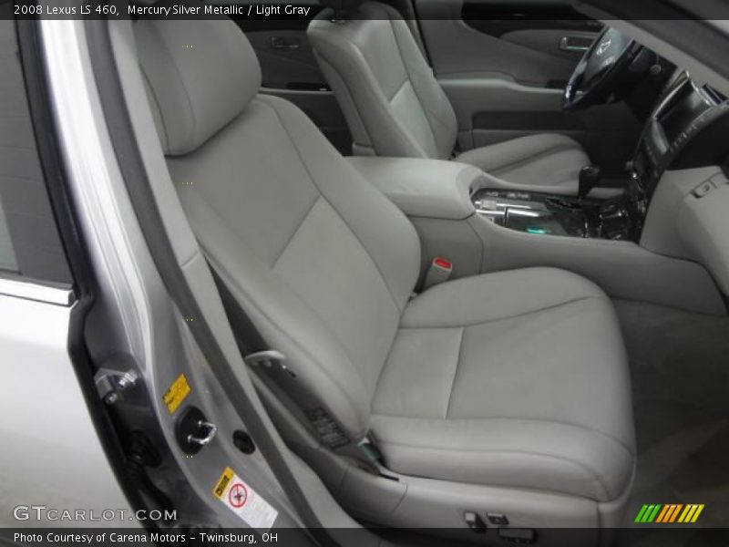 Mercury Silver Metallic / Light Gray 2008 Lexus LS 460