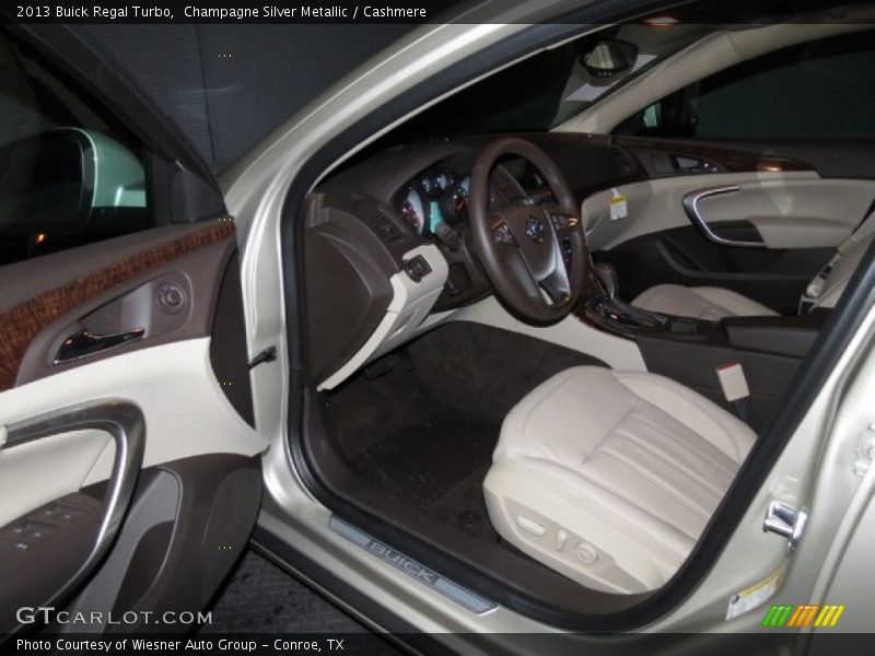 Champagne Silver Metallic / Cashmere 2013 Buick Regal Turbo