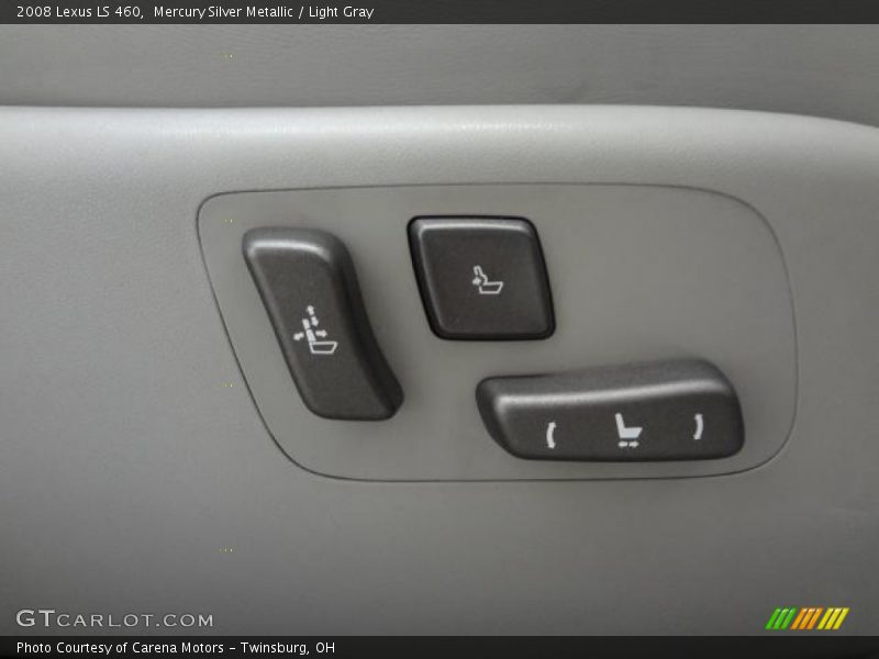 Mercury Silver Metallic / Light Gray 2008 Lexus LS 460