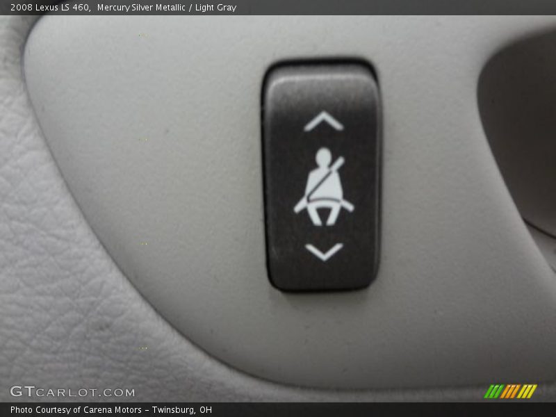 Mercury Silver Metallic / Light Gray 2008 Lexus LS 460