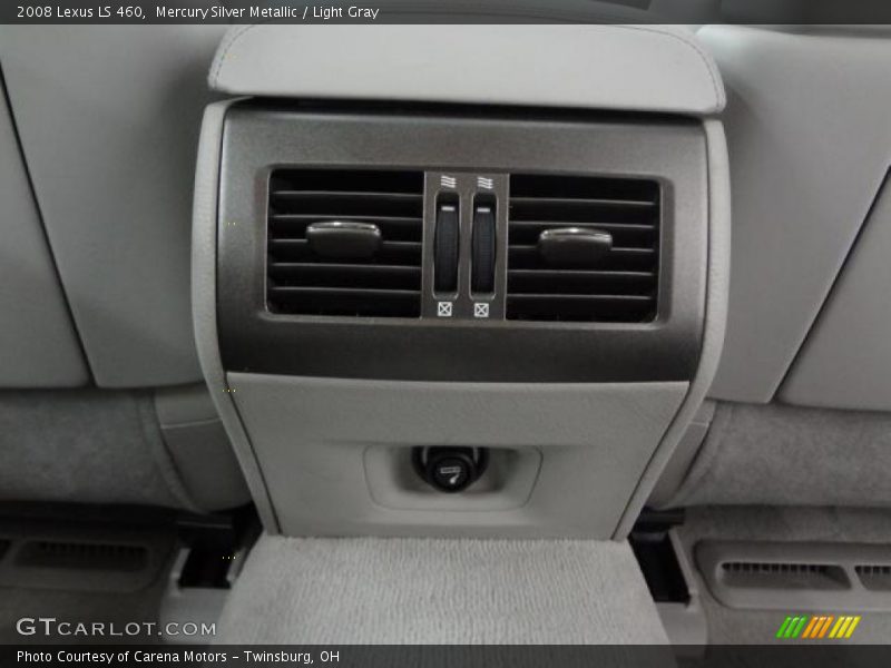 Mercury Silver Metallic / Light Gray 2008 Lexus LS 460