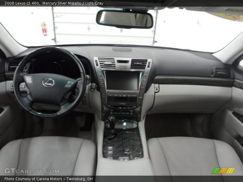 Mercury Silver Metallic / Light Gray 2008 Lexus LS 460