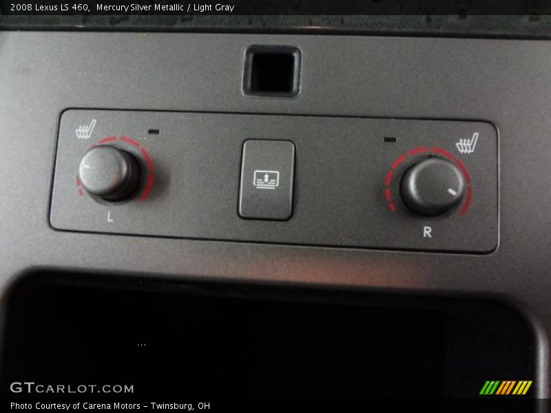 Mercury Silver Metallic / Light Gray 2008 Lexus LS 460