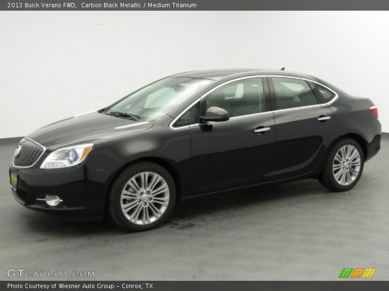 Carbon Black Metallic / Medium Titanium 2013 Buick Verano FWD