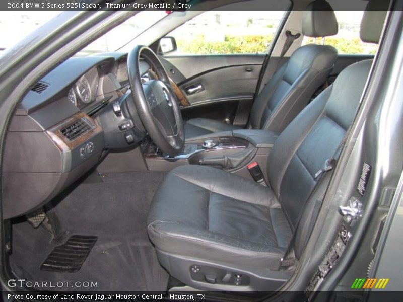 Titanium Grey Metallic / Grey 2004 BMW 5 Series 525i Sedan