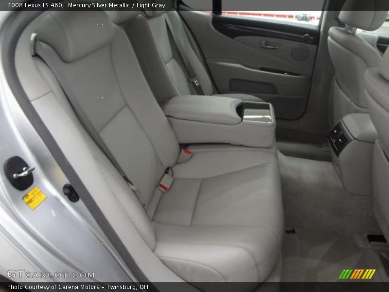 Mercury Silver Metallic / Light Gray 2008 Lexus LS 460
