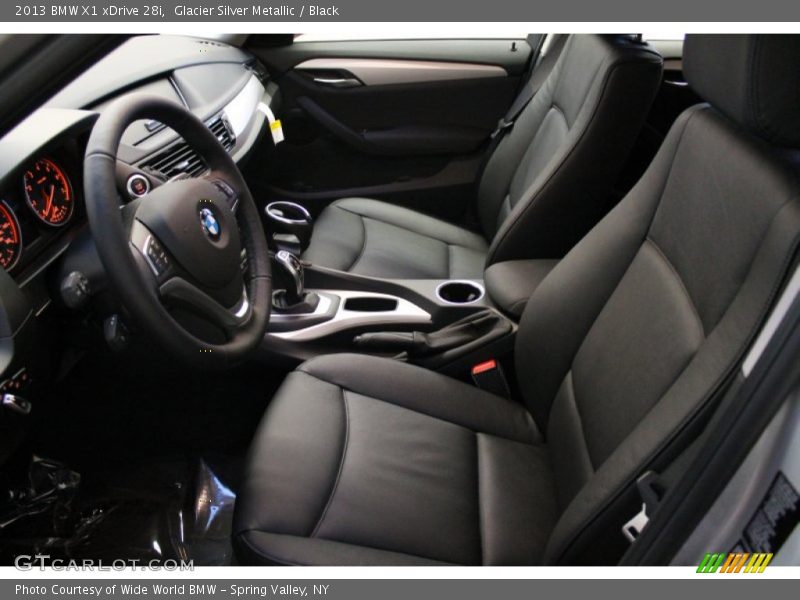 Glacier Silver Metallic / Black 2013 BMW X1 xDrive 28i