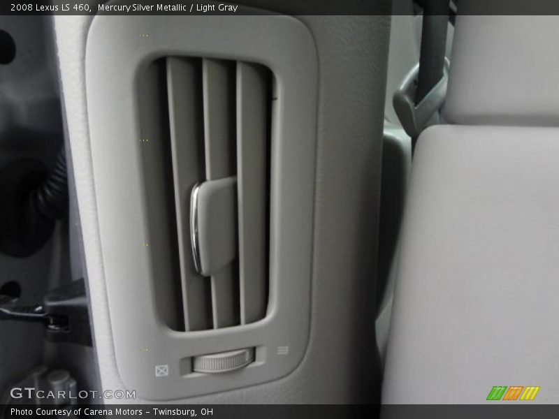 Mercury Silver Metallic / Light Gray 2008 Lexus LS 460