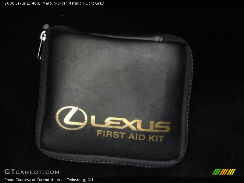 Mercury Silver Metallic / Light Gray 2008 Lexus LS 460