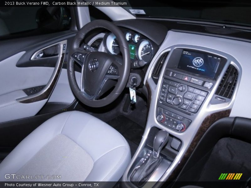 Carbon Black Metallic / Medium Titanium 2013 Buick Verano FWD