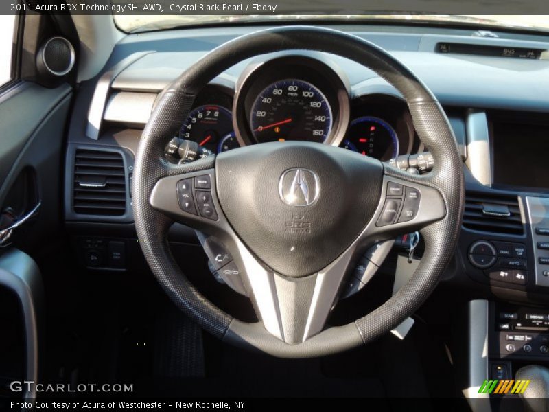 Crystal Black Pearl / Ebony 2011 Acura RDX Technology SH-AWD