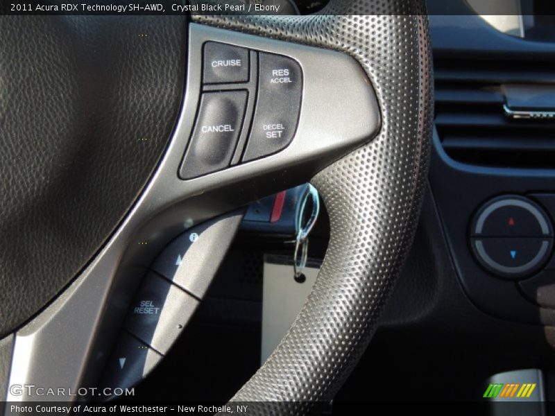 Crystal Black Pearl / Ebony 2011 Acura RDX Technology SH-AWD