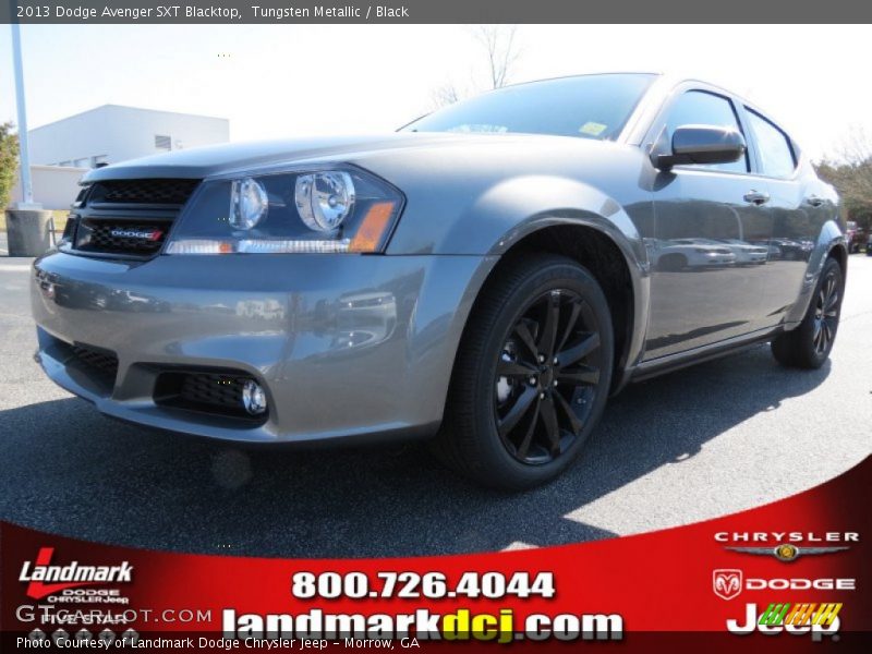 Tungsten Metallic / Black 2013 Dodge Avenger SXT Blacktop