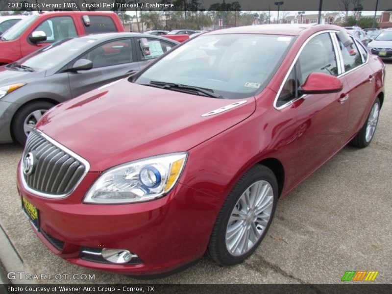 Crystal Red Tintcoat / Cashmere 2013 Buick Verano FWD