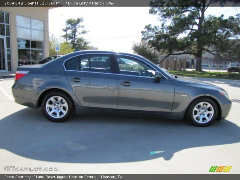 Titanium Grey Metallic / Grey 2004 BMW 5 Series 525i Sedan