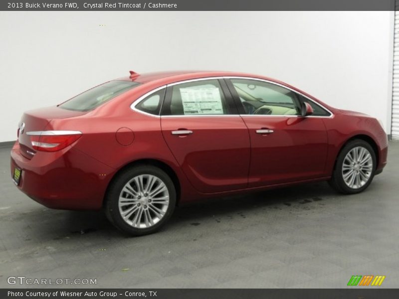 Crystal Red Tintcoat / Cashmere 2013 Buick Verano FWD