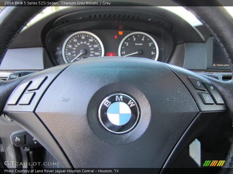 Titanium Grey Metallic / Grey 2004 BMW 5 Series 525i Sedan