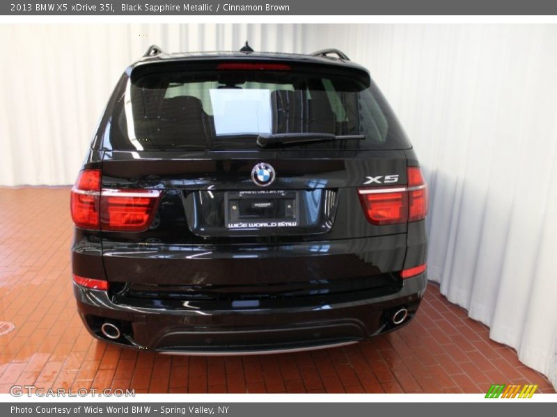 Black Sapphire Metallic / Cinnamon Brown 2013 BMW X5 xDrive 35i