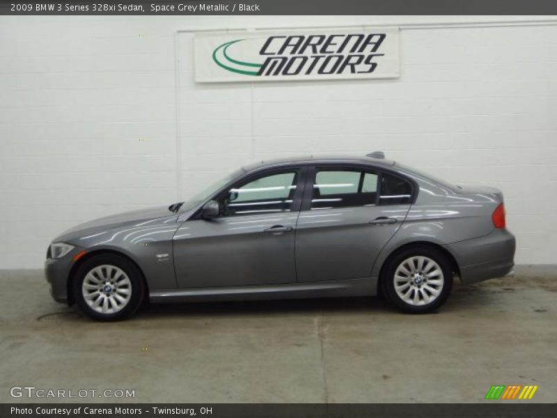 Space Grey Metallic / Black 2009 BMW 3 Series 328xi Sedan