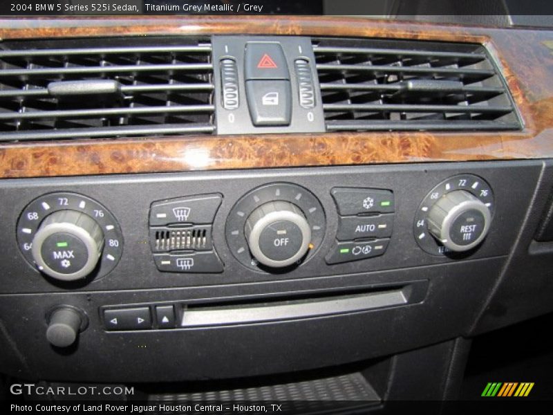 Titanium Grey Metallic / Grey 2004 BMW 5 Series 525i Sedan