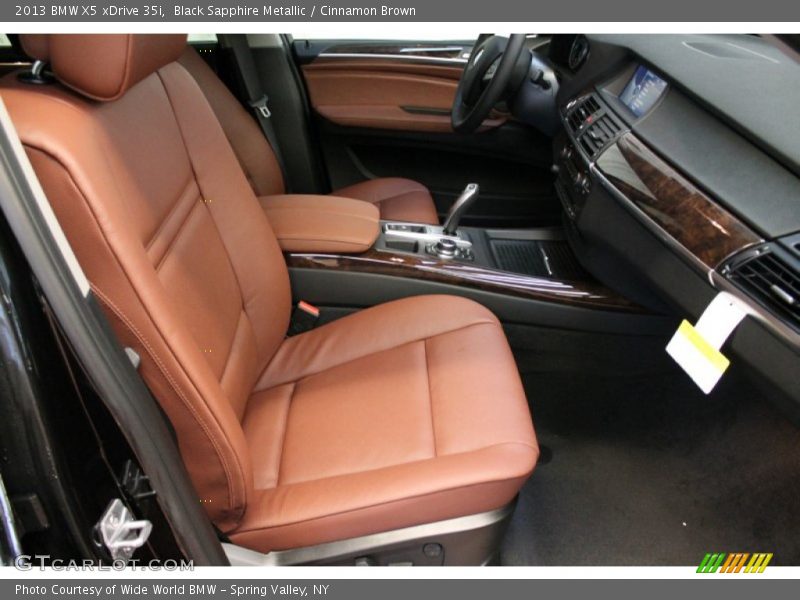 Black Sapphire Metallic / Cinnamon Brown 2013 BMW X5 xDrive 35i