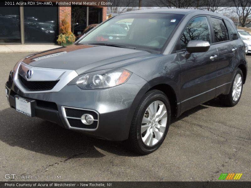 Polished Metal Metallic / Ebony 2011 Acura RDX SH-AWD