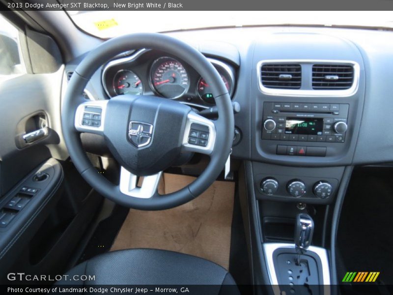 New Bright White / Black 2013 Dodge Avenger SXT Blacktop