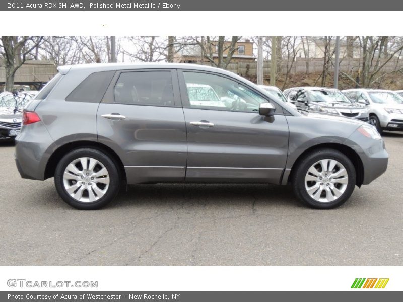 Polished Metal Metallic / Ebony 2011 Acura RDX SH-AWD