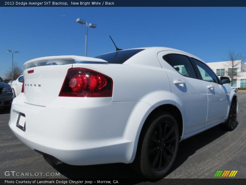New Bright White / Black 2013 Dodge Avenger SXT Blacktop