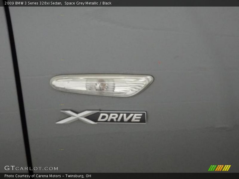 Space Grey Metallic / Black 2009 BMW 3 Series 328xi Sedan