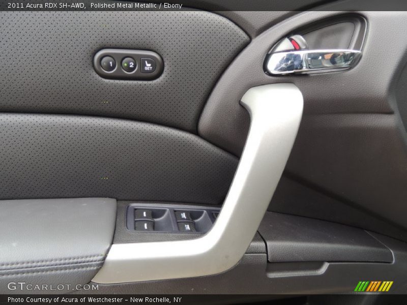 Polished Metal Metallic / Ebony 2011 Acura RDX SH-AWD