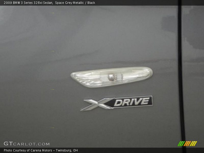 Space Grey Metallic / Black 2009 BMW 3 Series 328xi Sedan
