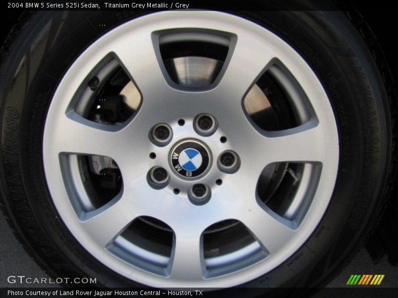 Titanium Grey Metallic / Grey 2004 BMW 5 Series 525i Sedan